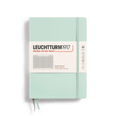 LEUCHTTURM1917 367261 Notebook Medium (A5), Hardcover, 251 Numbered Pages, Mint Green, Squared